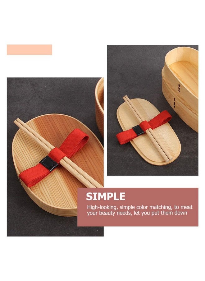 Cabilock - Bento Wrap Bands 5Pcs Bento Box Elastic Belt Lunch Container Sealing Straps Double Layer Bento Box Fixing Straps Lunchbox Elastic Straps - Image 1