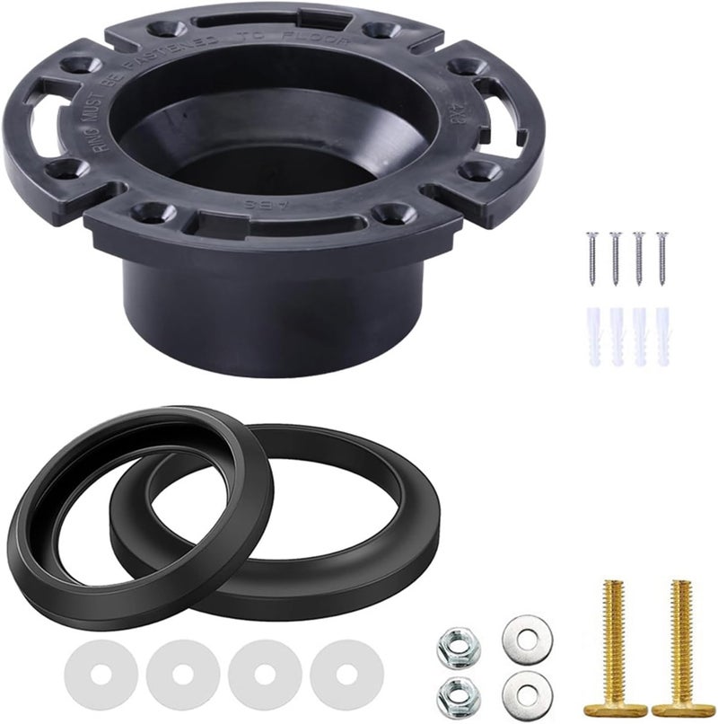 Camperss Toilet Flange and Seal Replacement Set 385345892 for Campers Trailer Maintenance Campers Flange Seal - Image 1