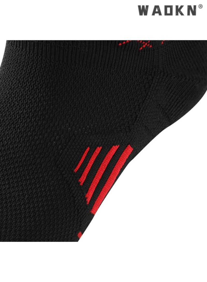 WAOKN High-Performance Basketball Socks, Unisex Long Crew Athletic Socks with Towel Bottom, Anti-Slip Design for Enhanced Grip and Comfort During Intense Sports Activities, Durable, Breathable - Image 2