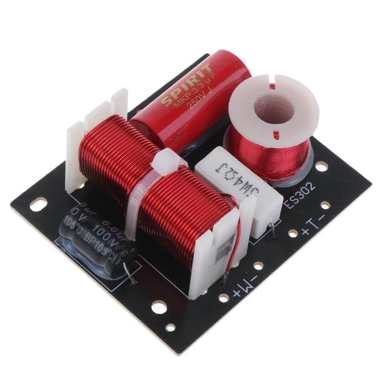 2 Way Audio Crossover Frequency Divider Filter For Home Speaker Amplifier Sound System - Image 2