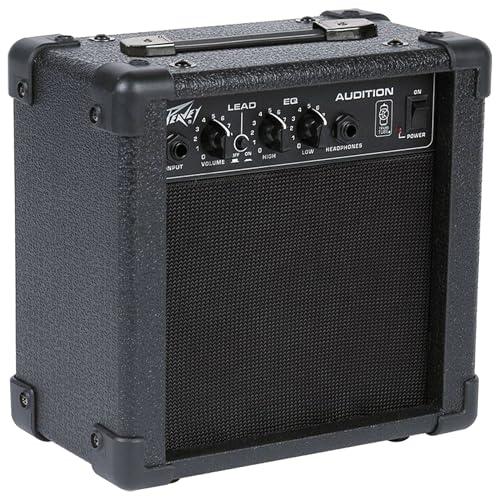 Peavey Audition 2 Channel Guitar Amplifier | 7W Practice Amp with TransTube Technology, 4” Speaker, Clean & Lead Channels, Headphone Jack, Portable Guitar Combo Amp - Image 4