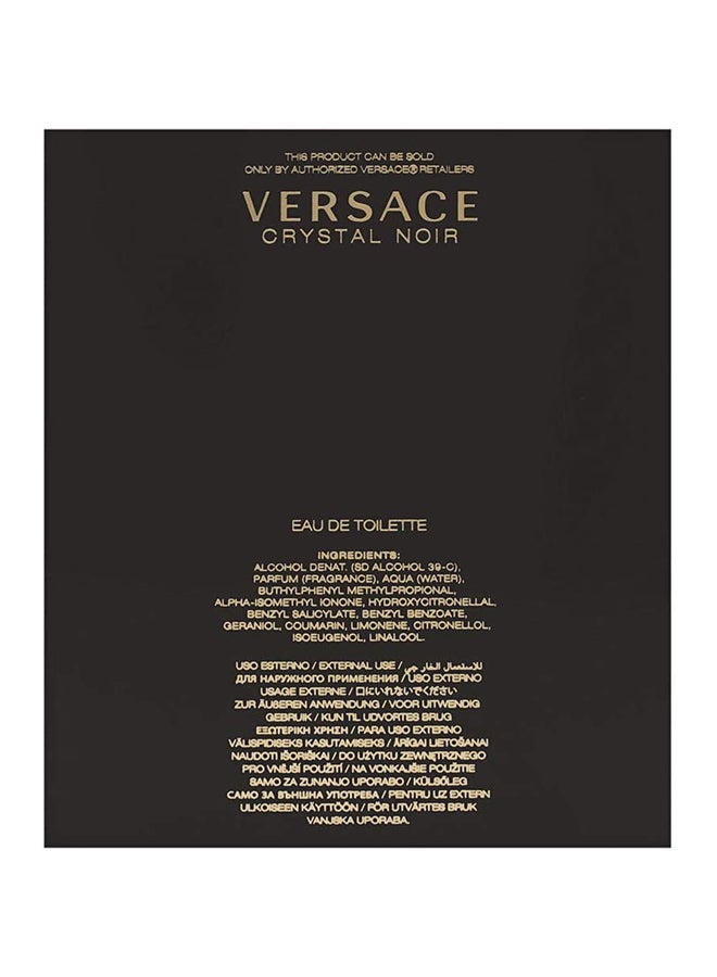 VERSACE Crystal Noir EDP 90ml - Image 4
