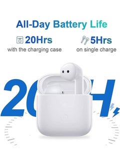 General Portable Bluetooth Wireless Headphones - White  - Image 3