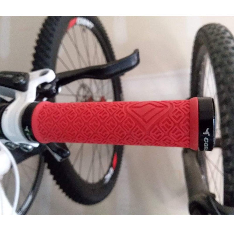 corki قبضات دراجة جبلية من كوريكي، قفل مزدوج على قبضات مقود الدراجة لدرجات MTB، هبوط - Image 2