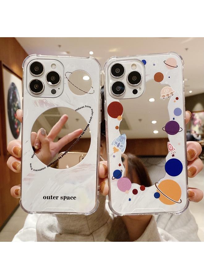 اس-توب جراب لهاتف iPhone 13، جراب هاتف بمرآة مطلية بالألوان - Image 3