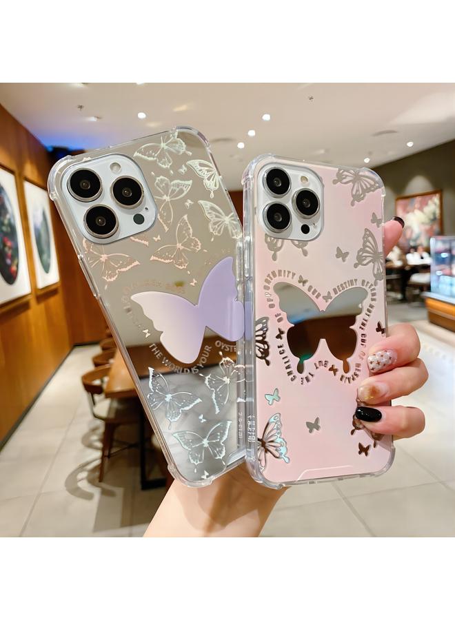 اس-توب جراب لهاتف iPhone 13، جراب هاتف بمرآة مطلية بالألوان - Image 4