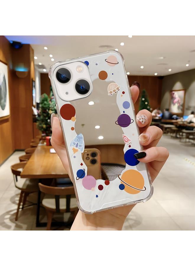 اس-توب جراب لهاتف iPhone 13، جراب هاتف بمرآة مطلية بالألوان - Image 2