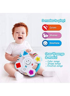 BEST LEARNING My Spin & Learn Steering Wheel - Interactive Educational Toys For 6 To 36 Months Old Infants, Babies, Toddlers - Learn Colors, Shapes, Feelings & Music Game - Ideal Baby Toy Gifts White  - Image 3