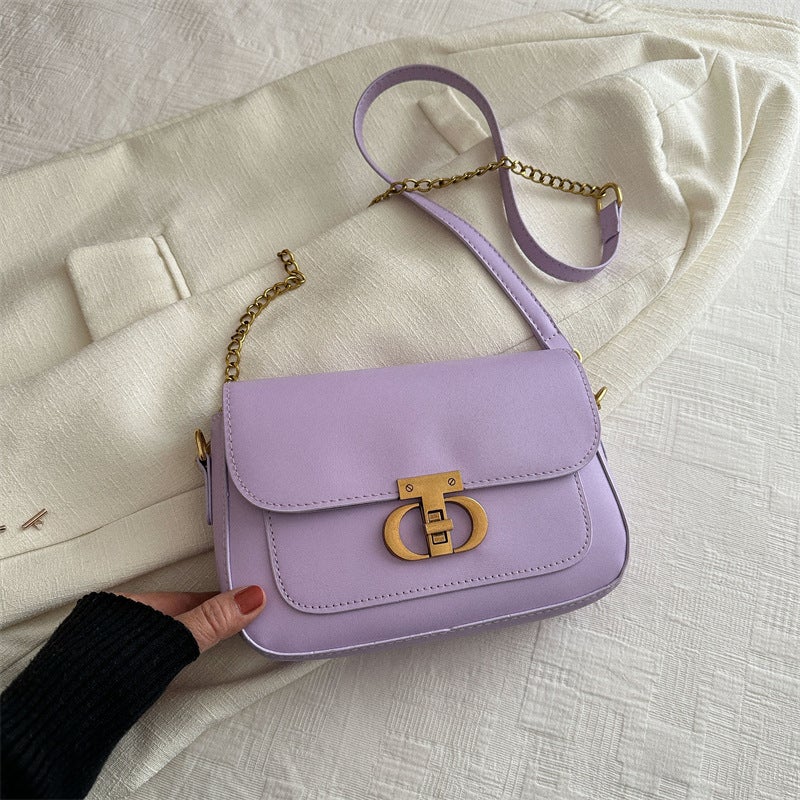 Retro Fashion Commuter Bag For Women 2024 Spring New Simple Casual Small Square Bag Niche Casual Shoulder Bag - Image 1
