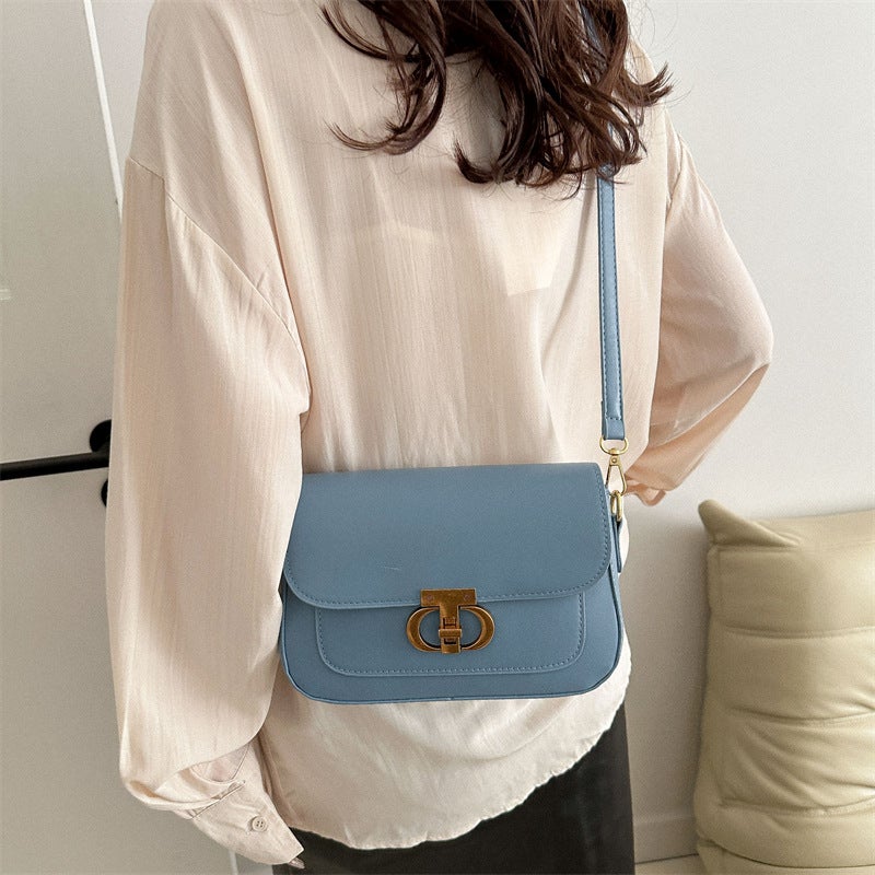 Retro Fashion Commuter Bag For Women 2024 Spring New Simple Casual Small Square Bag Niche Casual Shoulder Bag - Image 4