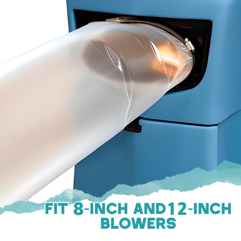 Frienda Lay Flat Ducting Poly Tubing 300 ft x 22 inches, Fits 8" and 12" Blowers - Image 4