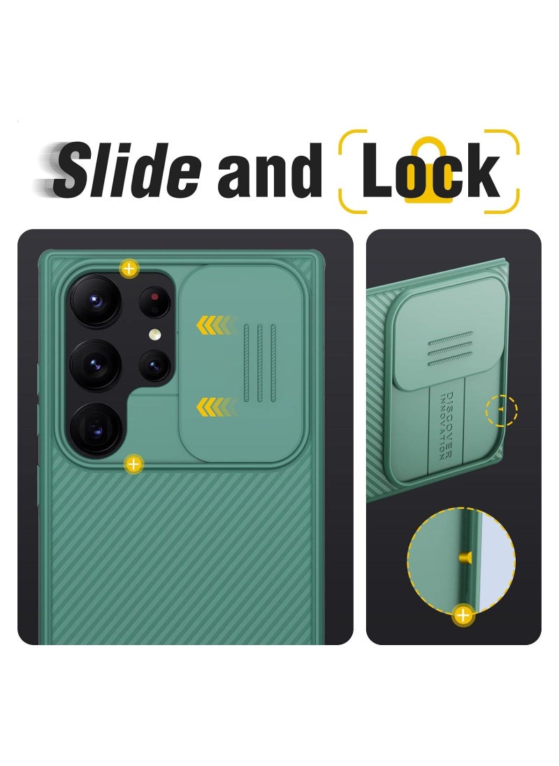 Raxoom CamShield Pro Series Cover Case Designed For Samsung Galaxy S23 Ultra - Deep Green - Image 2