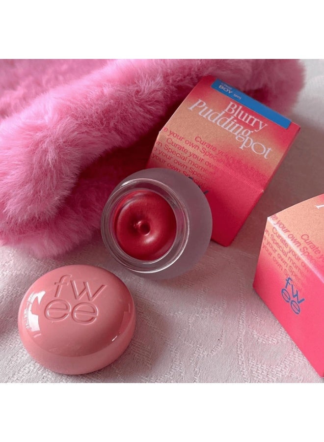 fwee Lip & Cheek Blurry Pudding Pot PK01 Baby 5g - Image 3