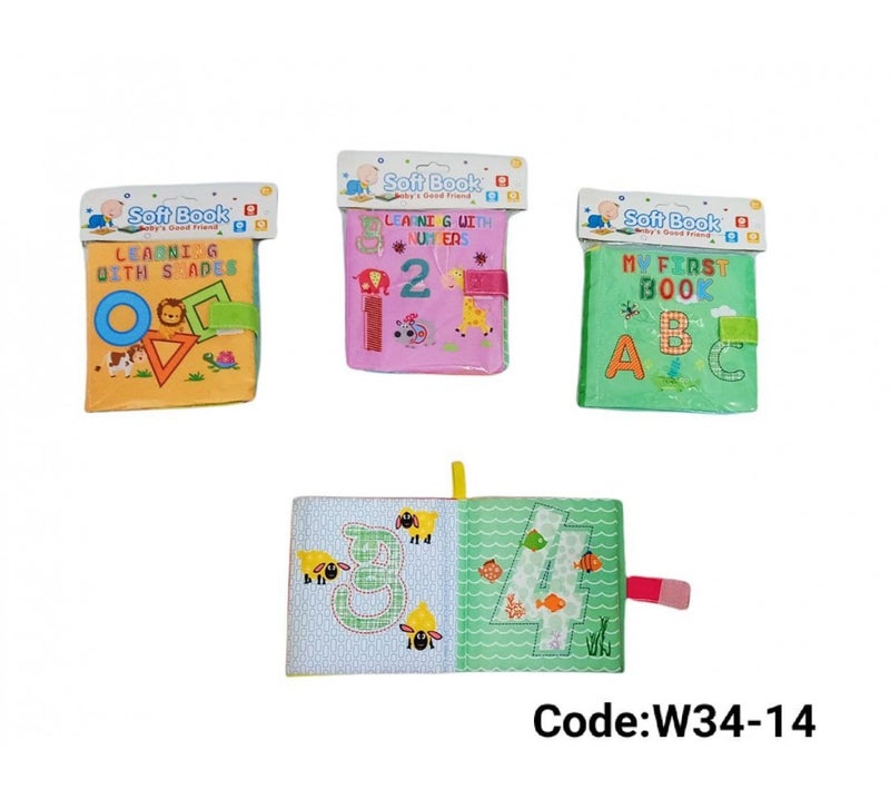 Soft Fabric Books for Kids, Multicolor - W34-14 - Image 2