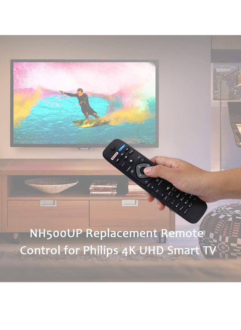 SmartGrist NH500UP Replacement Remote Control for Philips TV 32PFL4902/F7, 40PFL4901/F7, 43PFL4901/F7, 50PFL5602/F7, 55PFL5602/F7, 65PFL5602/F7, 75PFL66601/F7 with battery - Image 5