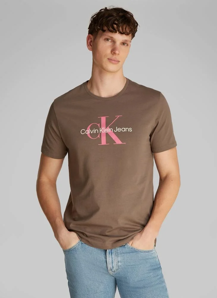 Calvin Klein Jeans Logo Crew Neck T-Shirt