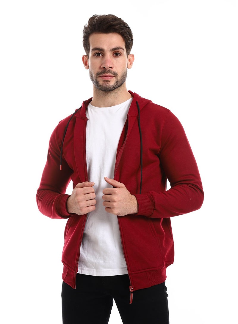 Caesar Mens Zipped Hoodie - Image 1
