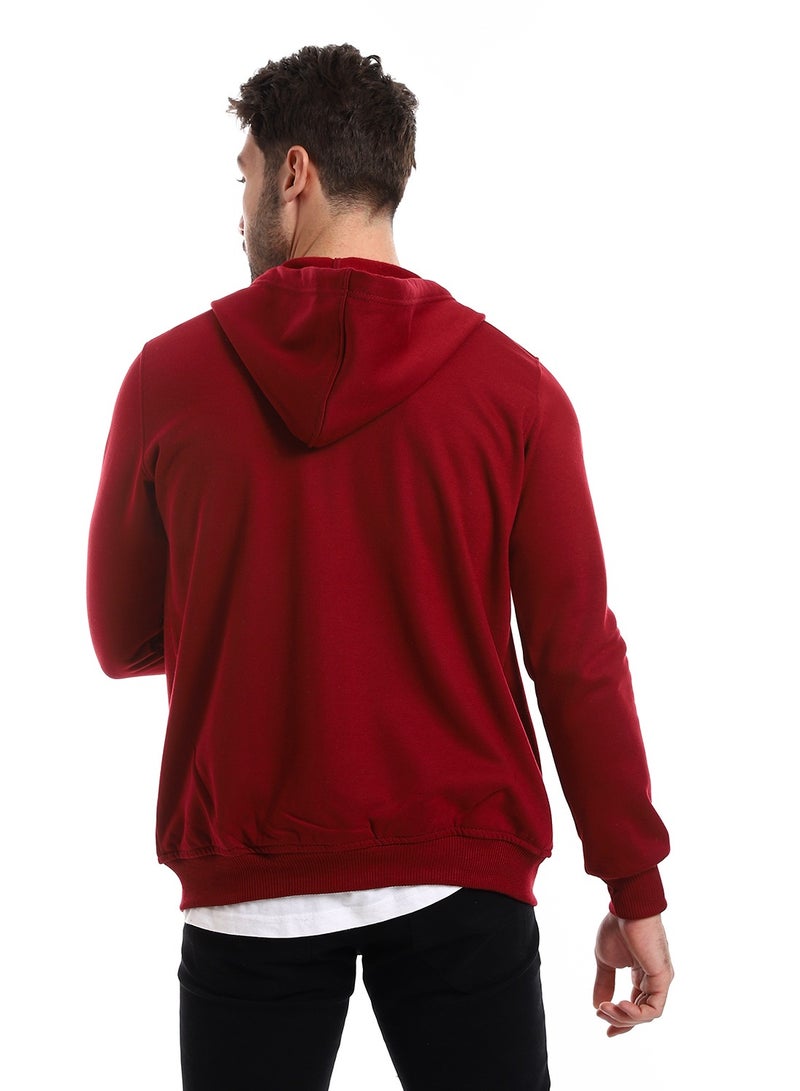 Caesar Mens Zipped Hoodie - Image 4