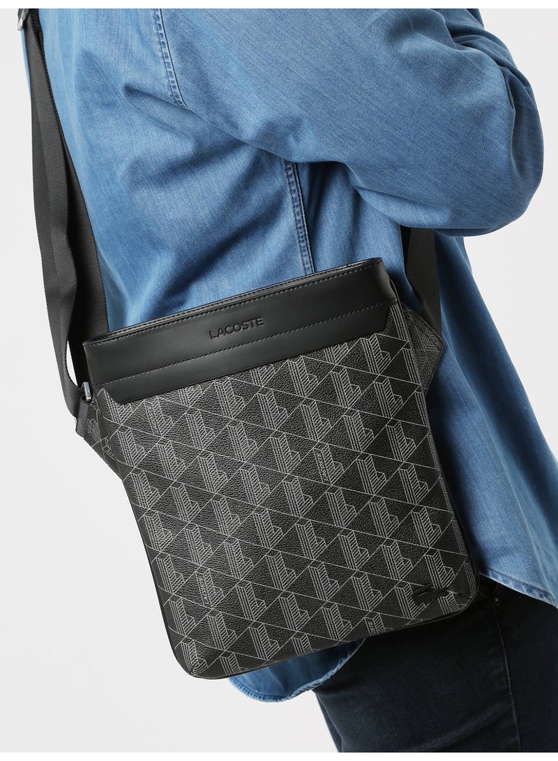 Lacoste The Blend Monogram Messenger Bag - Image 4