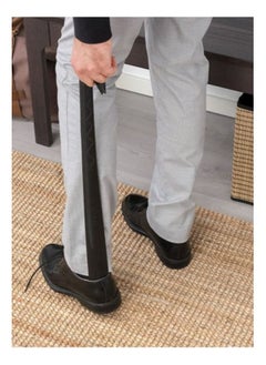 Long Handled Shoe Horn - Plastic Shoehorn for Men, Women and Kids - Adjustable Extended Reach Assist - Large Dressing Aid, Sock Remover for Seniors, Elderly, Disabled