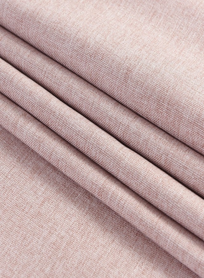 Winotic Table Runner 13 x 72 Inches Long, Cotton Linen Farmhouse Scallop Style Pink Table Linen for Kitchen Dining Coffee Table Parties Wedding Home Decor (13” x 72”, Pink) - Image 5