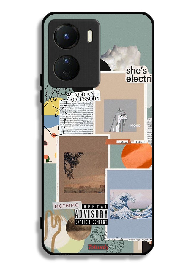 Tolwak Vivo Y16 Protective Case Cover She Is Electric - Image 1