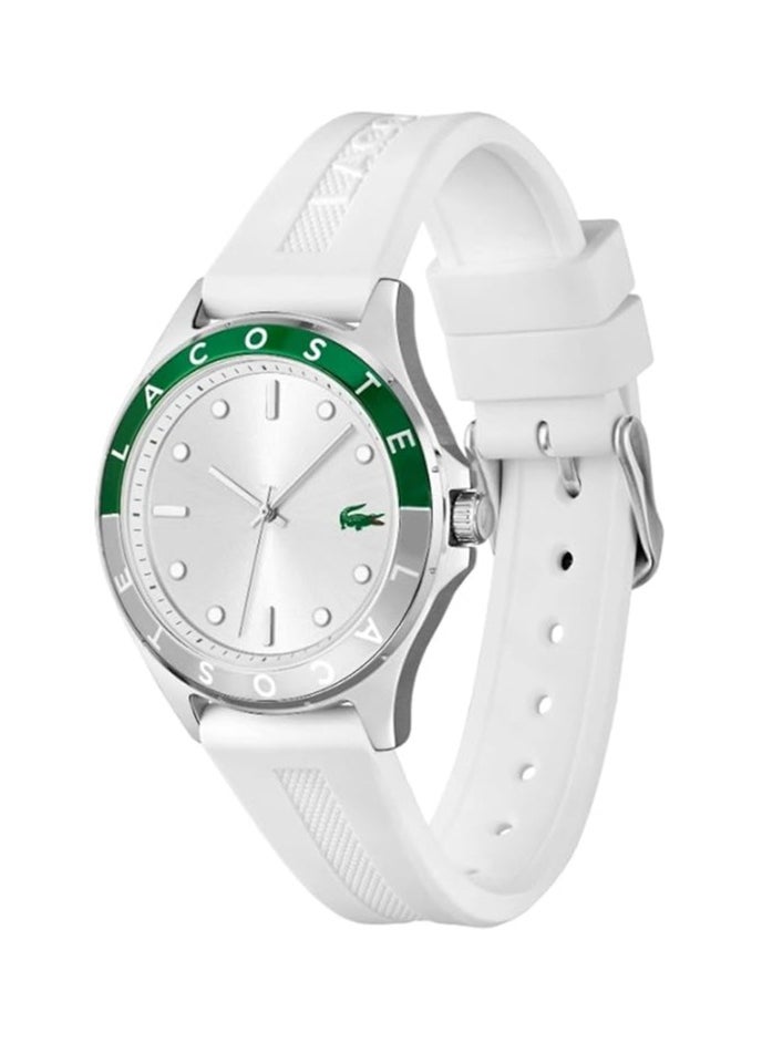 Lacoste Women's Analog Quartz Watch with Silicone Strap 2001265, White - pzsku/Z23FB1B037978CAF22FDDZ/45/_/1734446307/3109fbdd-83a8-4555-97c5-eaa00cddd13a