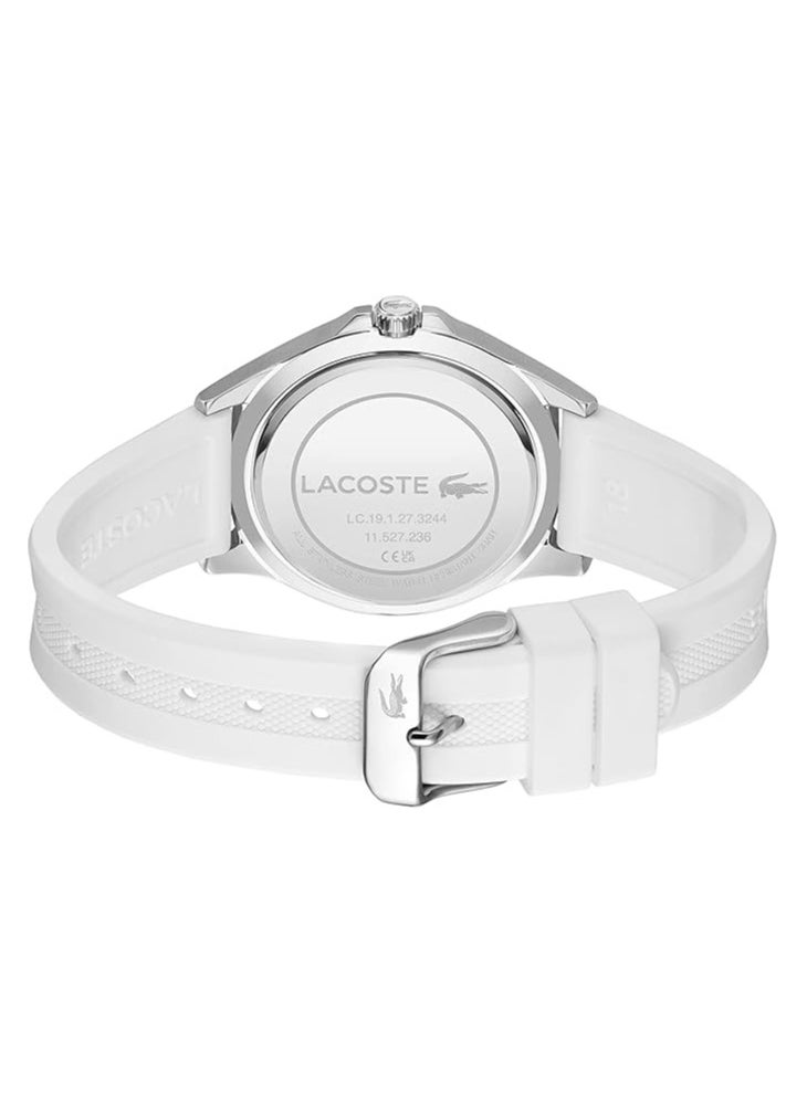 Lacoste Women's Analog Quartz Watch with Silicone Strap 2001265, White - pzsku/Z23FB1B037978CAF22FDDZ/45/_/1734446314/f1239660-d7cd-4236-8ff8-39b63d937266