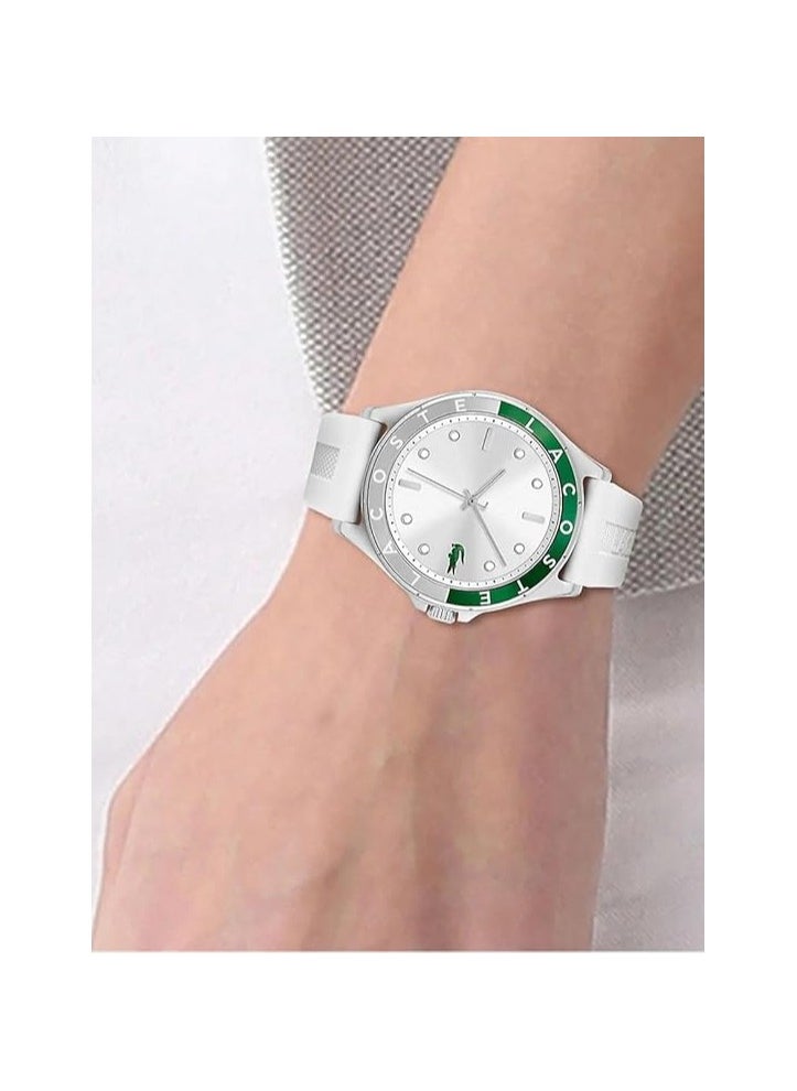 Lacoste Women's Analog Quartz Watch with Silicone Strap 2001265, White - pzsku/Z23FB1B037978CAF22FDDZ/45/_/1734446315/51461bcf-ee7a-4beb-8372-af72b0bb9e51