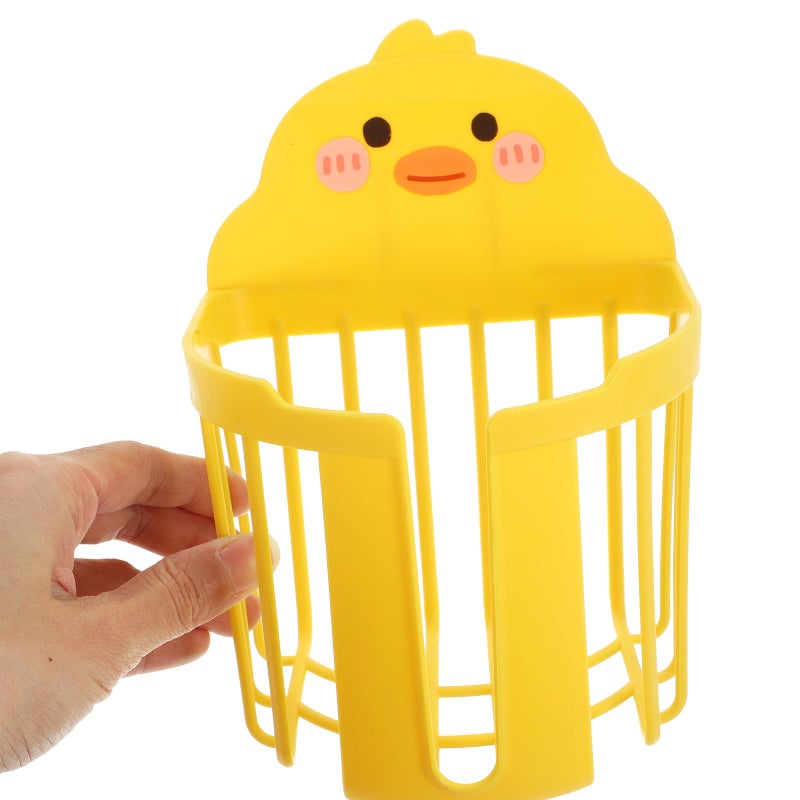 2Pcs No Drill Wall Mounted Square Toilet Paper Holder Rack For Bathroom Kitchen Storage - Image 5
