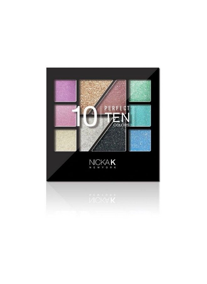 Nicka K Perfect Ten Colors Eyeshadow Paletteap021 Multicolor 9 G  - Image 2