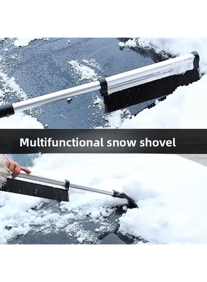 2025 Multi Function Retractable Snow Shovel Portable Aluminum Alloy Telescopic Car Cleaning Tool - Image 5