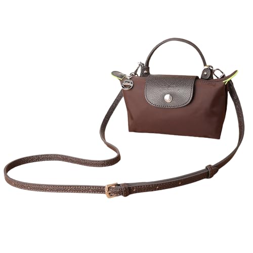KOMHPS Purse Straps Replacement, Leather Handbag Crossbody Shoulder Strap Kit Adjustable for Mini Longcamp Tote Bag Women - Image 4