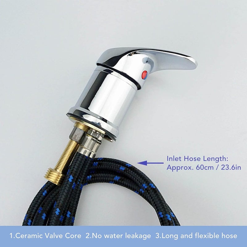 Salon Shampoo Basin Faucet Mixing Valve Professional Shampoo Bowl Faucet Hose for Shampoo Bed - Image 2