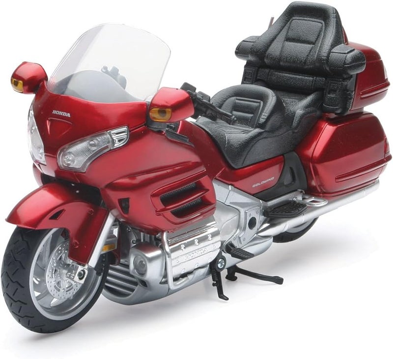 New-Ray 1:12 Scale Honda Gold Wing 2010 Red Diecast Motorcycle Model