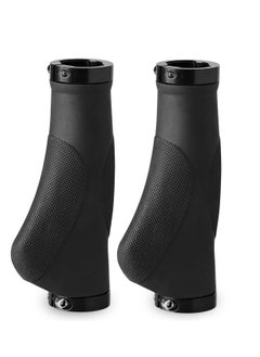 SYOSI Bike Handlebar Grips – Non Slip Bike Handle Grip with Ergonomic Comfort Design for Bicycle Flat Handle Bar – Fit Mountain Bike, City Commuter Bikes130mm  - Image 1