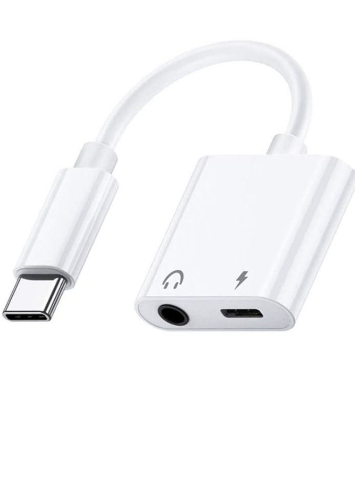 محول USB C إلى جاك سماعة الرأس مع صوت 3.5 مم وموصل شاحن Type C ، محول سماعات أذن USBC لجوجل بيكسل 4 4XL 3 3XL 2 2XL ، سامسونج نوت 10 ، آيباد برو 2020 2019 2018 والمزيد - Image 2