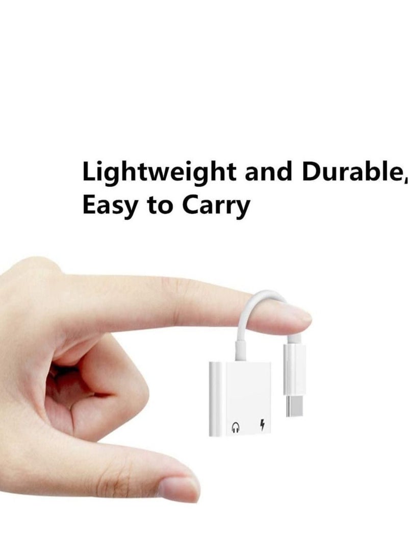 محول USB C إلى جاك سماعة الرأس مع صوت 3.5 مم وموصل شاحن Type C ، محول سماعات أذن USBC لجوجل بيكسل 4 4XL 3 3XL 2 2XL ، سامسونج نوت 10 ، آيباد برو 2020 2019 2018 والمزيد - Image 5