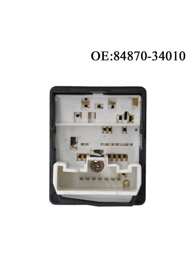 Geberit 84870-34010 is suitable for Toyota Corolla and Yaris. It is a rearview mirror switch and a side mirror adjustment switch. - Image 2
