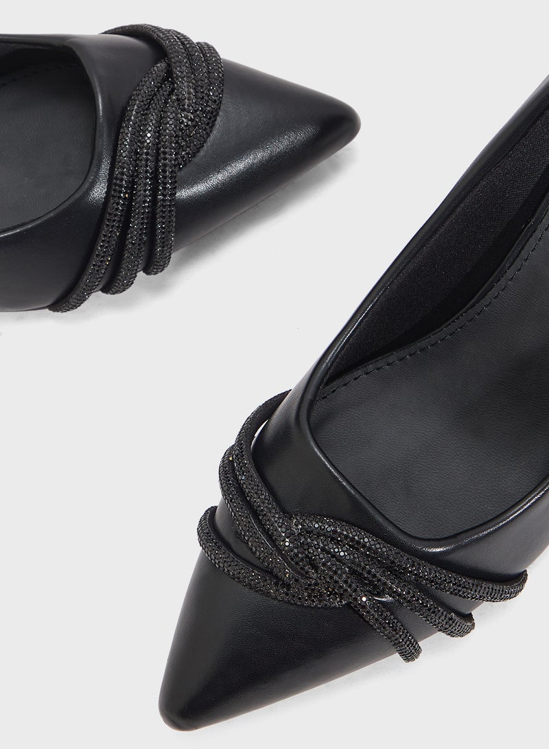 ELLA Diamante Heeled Pump  - Image 4