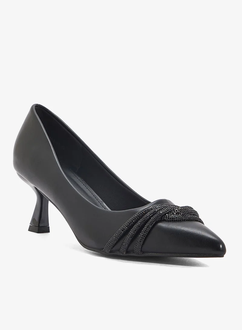 ايلا حذاء بكعب ديامانتي