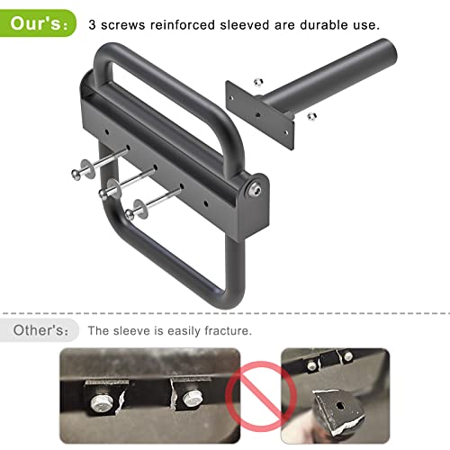 Kipika Adjustable Dumbbell to Barbell Converter - EZ Curling Bar Adapter - Versatile Weightlifting Equipment for Home Gym (B. Black Steel Sleeve) - Image 5