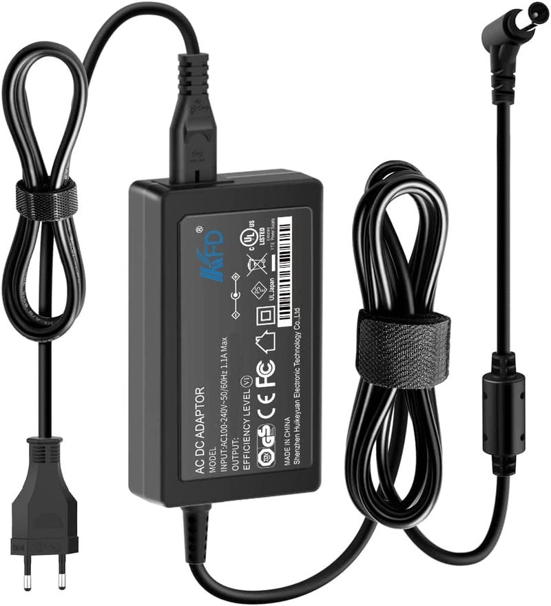 KFD 19V Charger Power Supply for Samsung Odyssey G5 27 Inch Curved Gaming PC Screen A5919_KPNL U32J590 U32J590UQ LU28E590DS/EN BN44-00887A DC19V Samsung 32 Inch UHD LCD AC Adapter - Image 1
