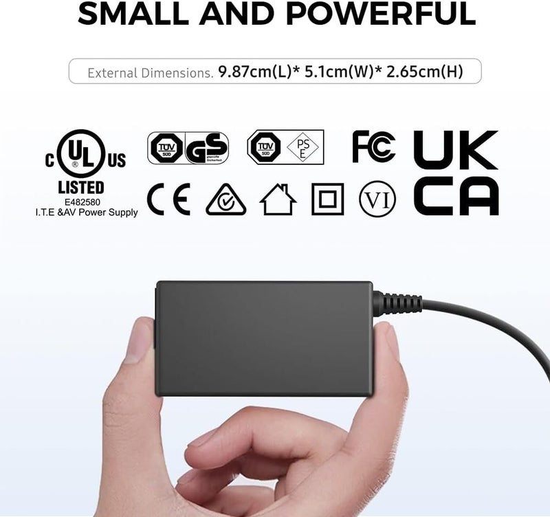 KFD 19V Charger Power Supply for Samsung Odyssey G5 27 Inch Curved Gaming PC Screen A5919_KPNL U32J590 U32J590UQ LU28E590DS/EN BN44-00887A DC19V Samsung 32 Inch UHD LCD AC Adapter - Image 3