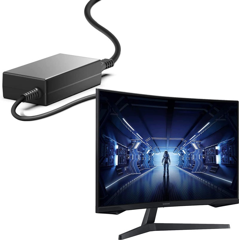 KFD 19V Charger Power Supply for Samsung Odyssey G5 27 Inch Curved Gaming PC Screen A5919_KPNL U32J590 U32J590UQ LU28E590DS/EN BN44-00887A DC19V Samsung 32 Inch UHD LCD AC Adapter - Image 2