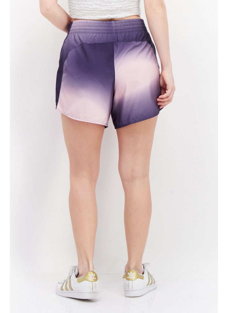 New Balance Women Sportswear Fit 5 Inseam Running Shorts, Purple - Image 5