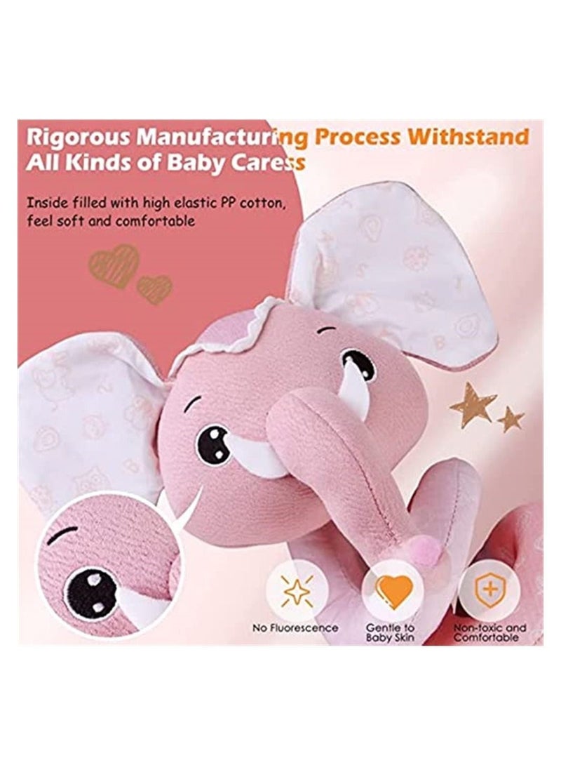 Y&D Baby Stroller Toys, Car Seat Toys for Infants, Crib Rattles Learning Hanging Sensory Development Spiral Plush with Music Squeaker,  - Image 5