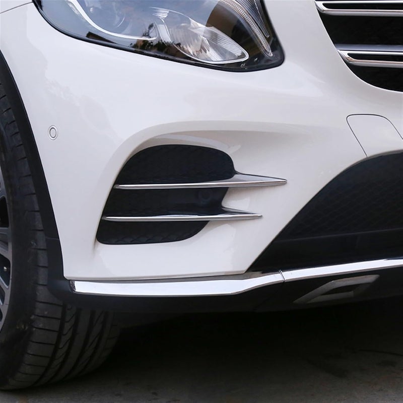 QASULER Chrome Fog Light Trim for Mercedes-Benz GLC Class - Image 3
