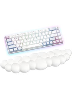 Cloud Keyboard Wrist Rest 16.9 Inch Extended Wrist Rest Ergonomic Memory Foam With Non Slip Base For Typing Pain Relief Office Gaming Computer Laptop Desk White - pzsku/Z23FBEAF557C3A1B2C62CZ/45/_/1740916452/082fdbe0-3afe-49ce-b2cf-684bcb9bfb9d