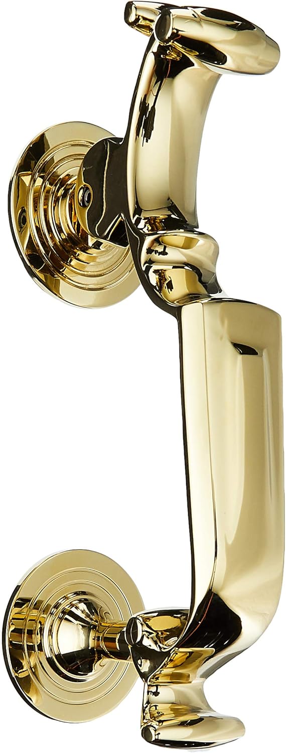Baldwin Baldwin 0113003 SShaped Door Knocker Lifetime Polished Brass  - Image 1